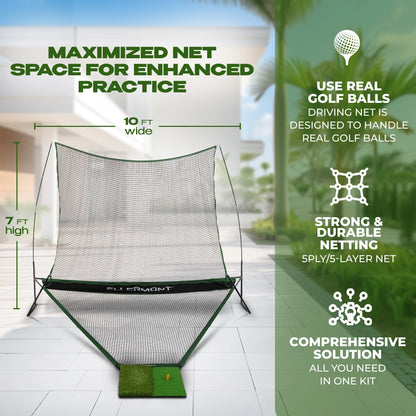 ELLERMONT EDS: Automatic Ball Return Golf Net