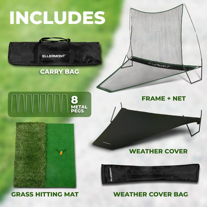 ELLERMONT EDS: Automatic Ball Return Golf Net